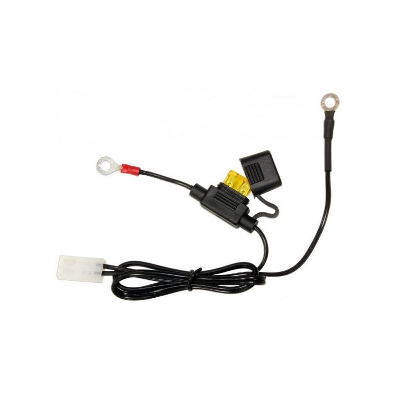 Battery charger cable for ACCUGARD-900 with fuse