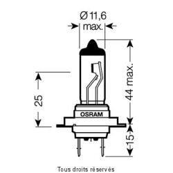 Osram - Ampoule H7 - 12V 55W Px26d