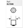 Osram - Ampoule Stop 1 fil - 12V 21W Orange Ba15s