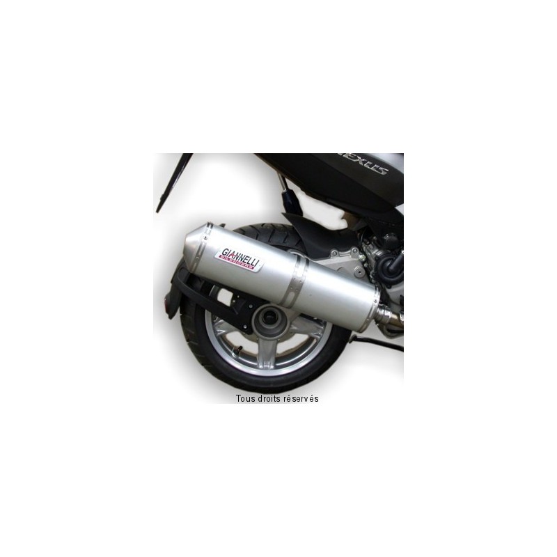 Silencieux GIANNELLI Maxi Oval pour Piaggio X9 500 2003-2007