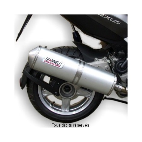 Silencieux GIANNELLI Maxi Oval pour Piaggio X9 500 2003-2007
