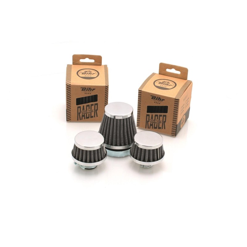 Filtre reniflard conique Ø12 mm chromé Filtre reniflard conique Ø12 mm chromé