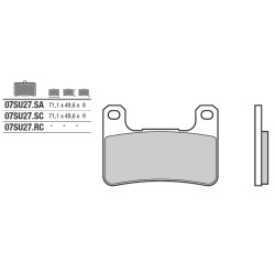 Jeu de plaquettes Brembo type 07SU27SA