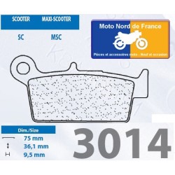 Jeu de plaquettes type 3014 MSC
