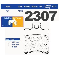 Jeu de plaquettes type 2307 XBK5