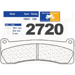 Set of pads type 2720 XBK5