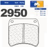 Jeu de plaquettes de frein avant CL pour étrier AP Racing CP2868