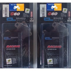 2 jeux de plaquettes racing pour Suzuki GSX-R 1000 2003