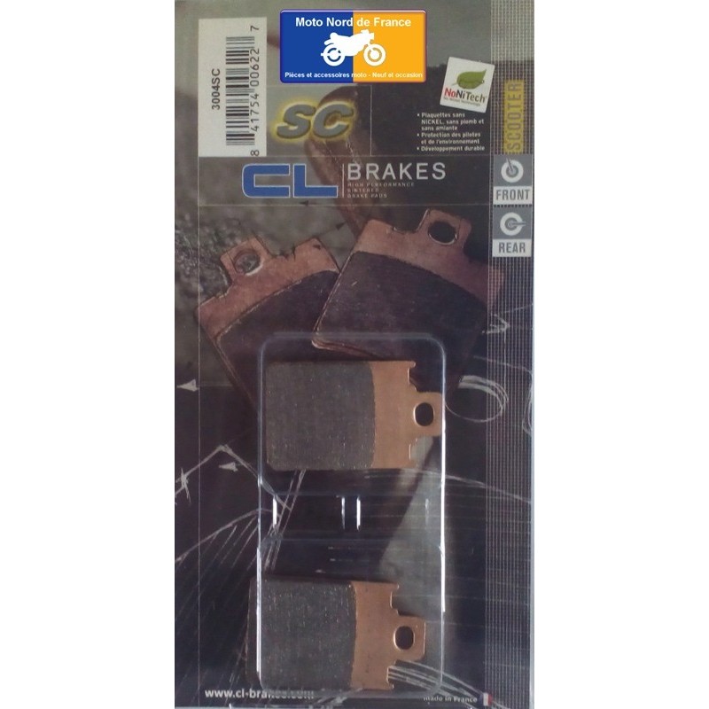 Jeu de plaquettes avant pour Benelli 50 Chrono 1992-1993 Jeu de plaquettes avant pour Benelli 50 Chrono 1992-1993
