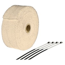Bande thermique couleur cuivre pour échappement