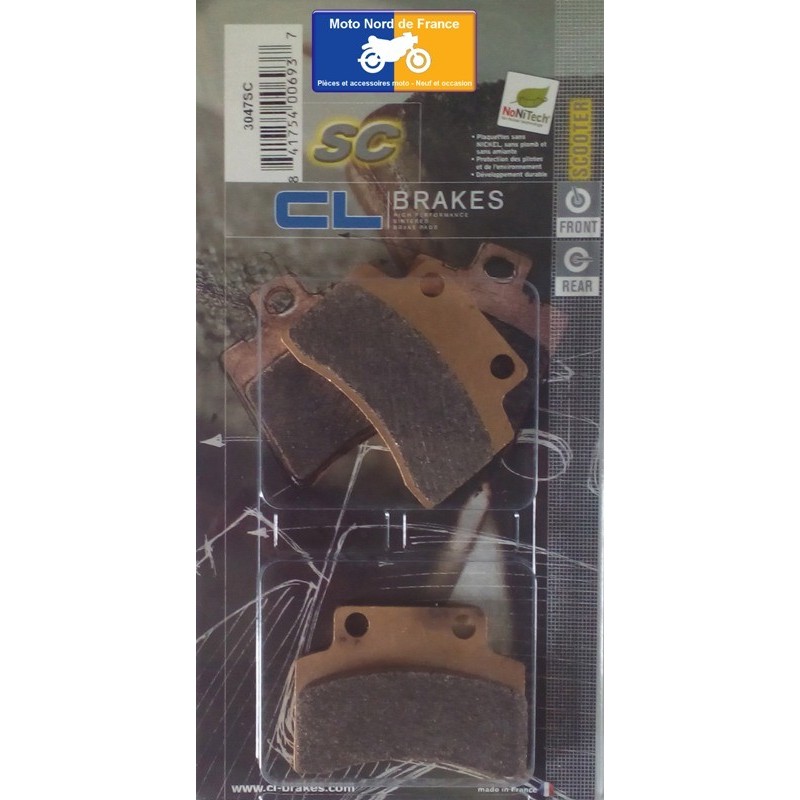 Jeu de plaquettes avant pour Keeway 50 Focus 2006+ Jeu de plaquettes avant pour Keeway 50 Focus 2006+