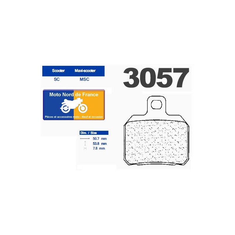 Carbone Lorraine brake pads type 3057 MSC Carbone Lorraine brake pads type 3057 MSC