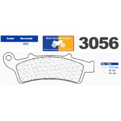 Jeu de plaquettes type 3056 MSC