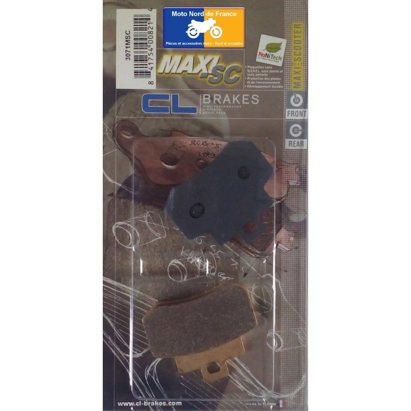 Jeu de plaquettes type 3071 MSC Jeu de plaquettes type 3071 MSC