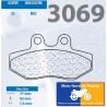 Jeu de plaquettes type 3069 SC