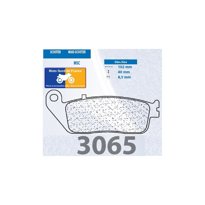 Carbone Lorraine bromsbelägg 3065 MSC Carbone Lorraine bromsbelägg 3065 MSC