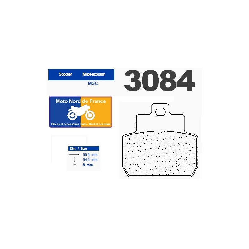 Jeu de plaquettes type 3084 MSC Jeu de plaquettes type 3084 MSC