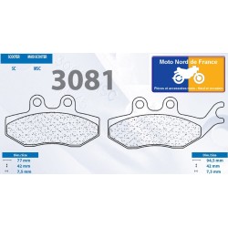 Set of pads type 3081 MSC