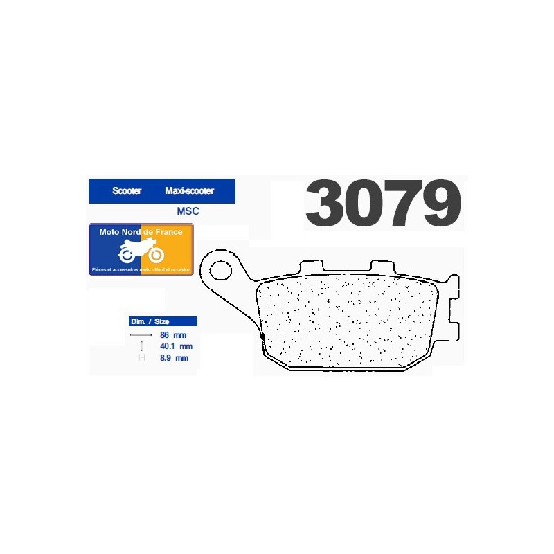 Jeu de plaquettes type 3079 MSC Jeu de plaquettes type 3079 MSC