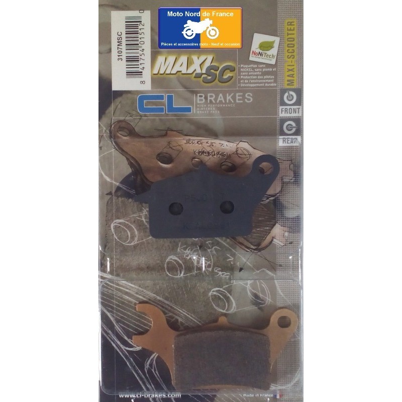 Jeu de plaquettes type 3107 MSC Jeu de plaquettes type 3107 MSC