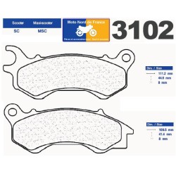 Set of pads type 3102 SC
