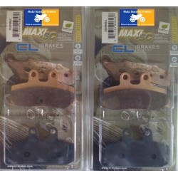 2 Jeux de plaquettes avant pour Malaguti Spidermax 500 GT 2004+