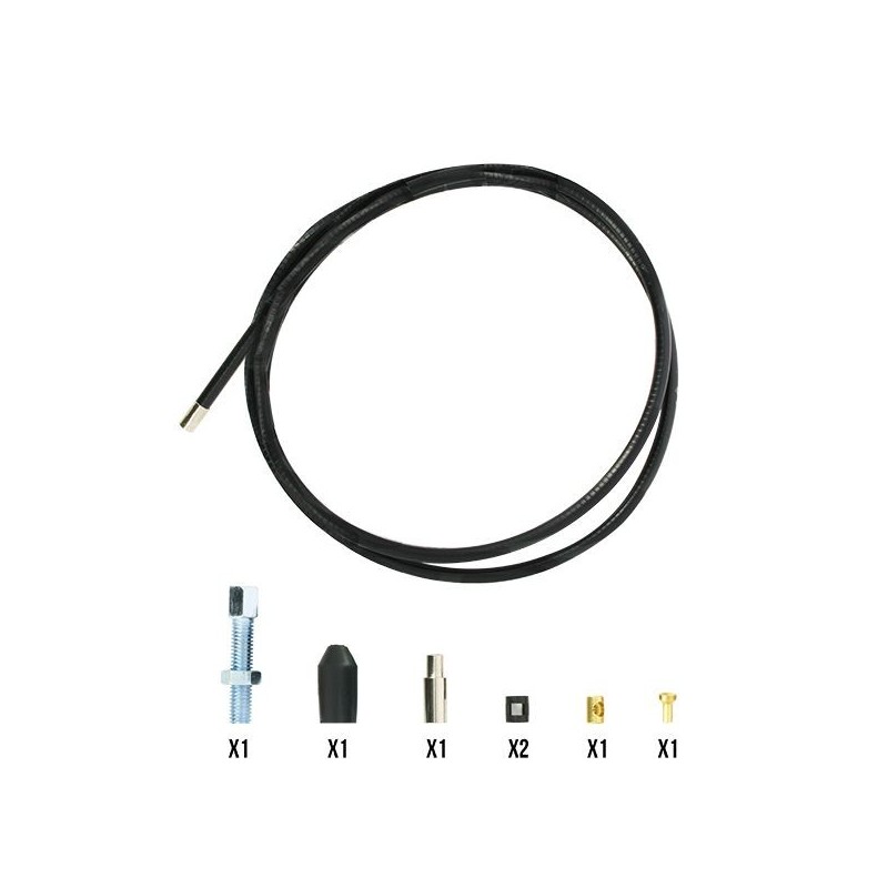 Cable d'embrayage de réparation lg 1.3m + accessoires