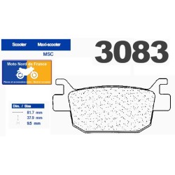 Jeu de plaquettes type 3083 MSC