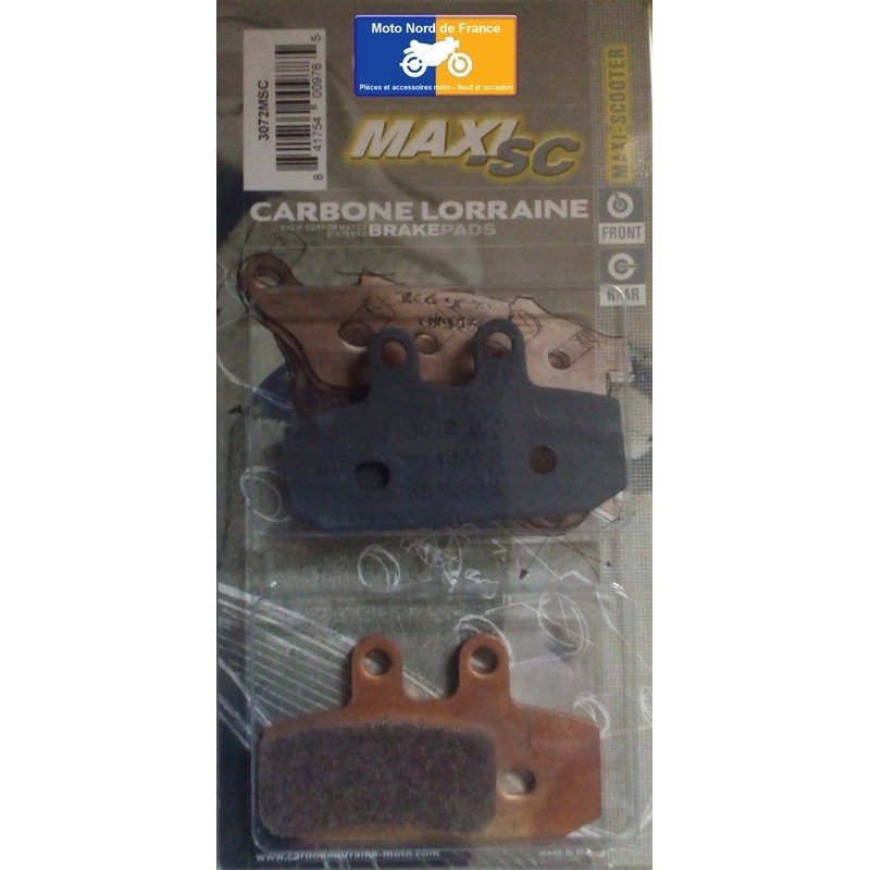 Jeu de plaquettes type 3072 MSC Jeu de plaquettes type 3072 MSC
