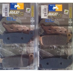 2 Sets of front pads for Yamaha YP 400 X-Max /ABS 2013-2019