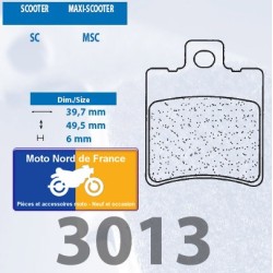 Jeu de plaquettes type 3013 SC