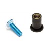 Kit 8 vis aluminium Sifam pour bulle couleur bleu