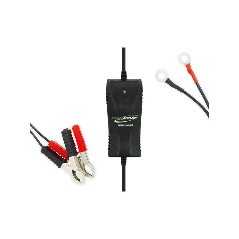 Chargeur Batterie Moto et Scooter - Pour batterie Lithium & Acide Chargeur Batterie Moto et Scooter - Pour batterie Lithium & Acide