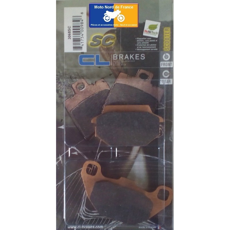 Set of front pads for Kymco 50 People 1999+ Set of front pads for Kymco 50 People 1999+