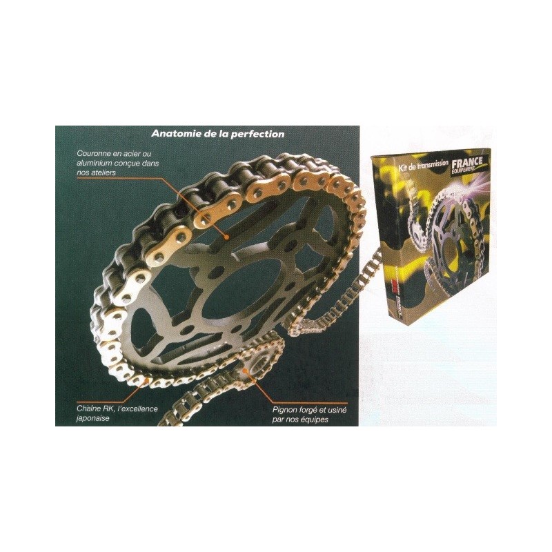 Kit de transmission Honda CRF 250 X 2004-2014 alu Kit de transmission Honda CRF 250 X 2004-2014 alu