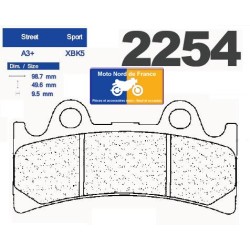 2 Jeux de plaquettes de frein avant pour Triumph 900 Daytona Super III 1994-1997