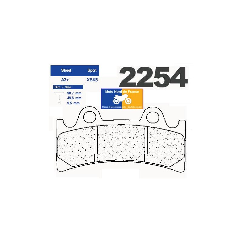 2 Jeux de plaquettes de frein avant pour Triumph 900 Daytona Super III 1994-1997