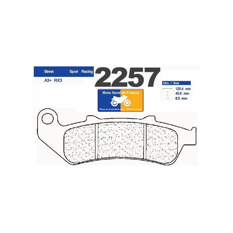 2 Jeux de plaquettes de frein avant pour Honda CBR 1000 F/FP 1993-1999 2 Jeux de plaquettes de frein avant pour Honda CBR 1000 F/FP 1993-1999