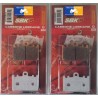 2 Sets of front brake pads for Kawasaki ZXR 400 1991-2002 2 Sets of front brake pads for Kawasaki ZXR 400 1991-2002