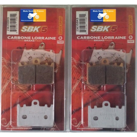 2 Jeux de plaquettes de frein avant pour Suzuki RGV 250 Gamma T 1996+