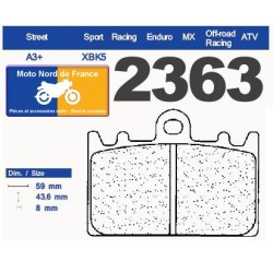 2 Jeux de plaquettes de frein avant pour Suzuki RGV 250 Gamma T 1996+