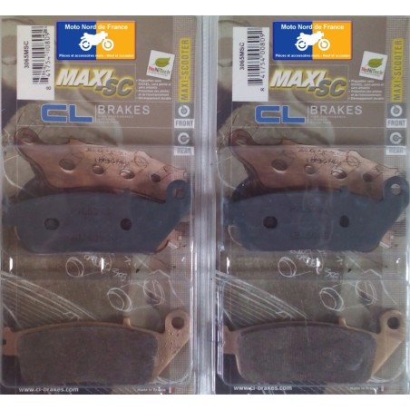 2 Sets of front pads for Peugeot 400 Satelis 2007-2010