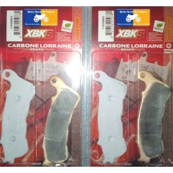 2 sets of front brake pads for Honda CBF 1000 ABS 2006-2011