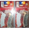 2 sets of front brake pads for Honda CBF 1000 ABS 2006-2011