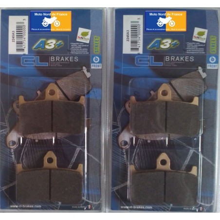 2 Jeux de plaquettes avant pour Honda RVF 400 RR NC35 1990-1996