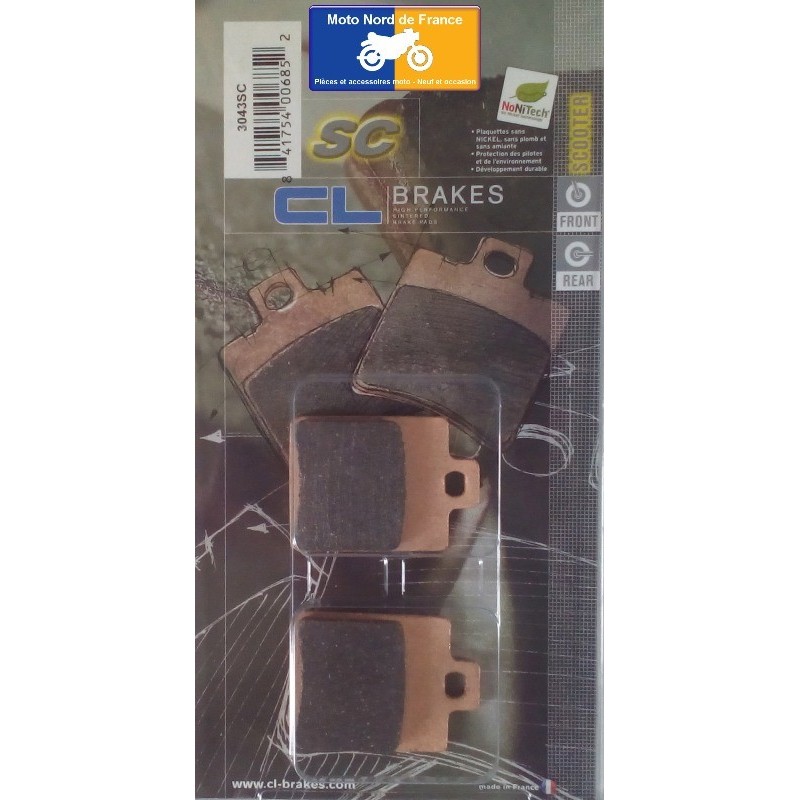 Jeu de plaquettes arrière pour Gilera 50 Runner PJ 2006+ Jeu de plaquettes arrière pour Gilera 50 Runner PJ 2006+