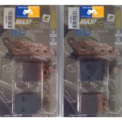2 Jeux de plaquettes avant pour Gilera RC 500 Fuoco ie 2007-2014