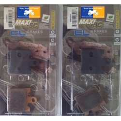 2 Jeux de plaquettes avant pour Sym 500 GT 2004-2007