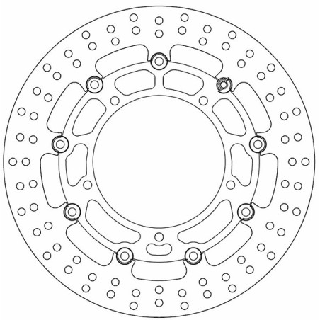 Front brake disc Ferodo for Yamaha YZF-R6 2005-2016