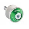 Swing arm spools LighTech bicolor M8x1.25 alu-green